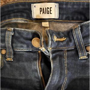 Paige size 26 cuffed jean.  Gently worn.